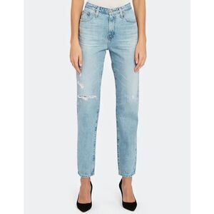 AG Phoebe Straight Leg Light Washed Jeans Size 25